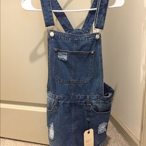 NWT overalls shorts